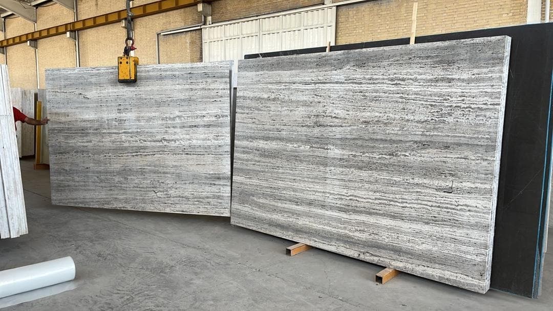 Silver Travertine marble - Premium natural stone surface