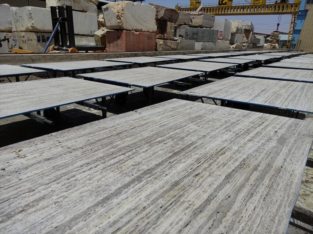 Silver Travertine marble - Premium natural stone surface