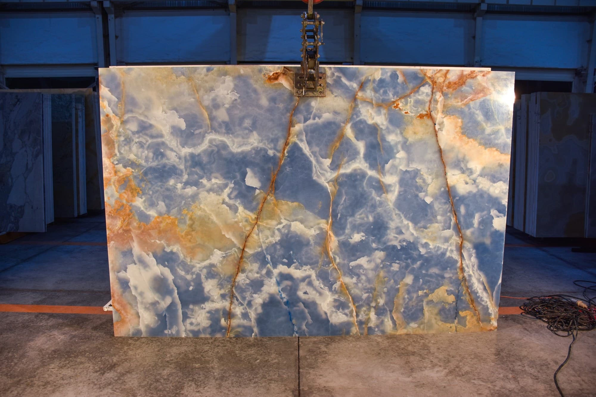 Blue Onyx marble - Premium natural stone surface